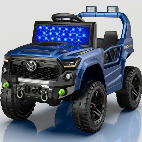 سيارة تويوتا كهربائية للأطفال - 501- أزرق
