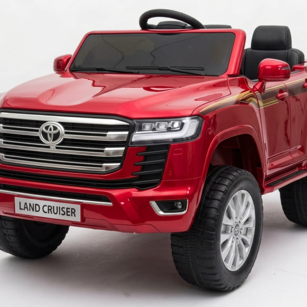 سيارة تويوتا لاند كروزر كبيرة كهربائية للأطفال - LC300 - أحمر