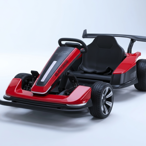 سيارة دريفت سباق ٢٤ فولت كهربائية للاطفال - AT-F1R - أحمر