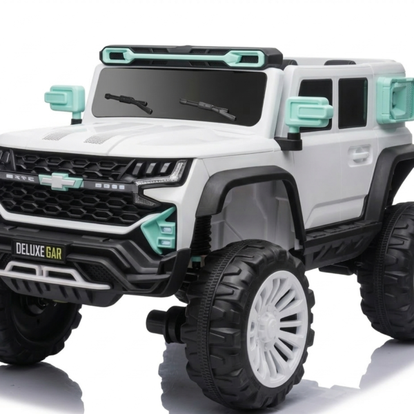 سيارة شيفروليه كهربائية للأطفال - QB-1688 - أبيض