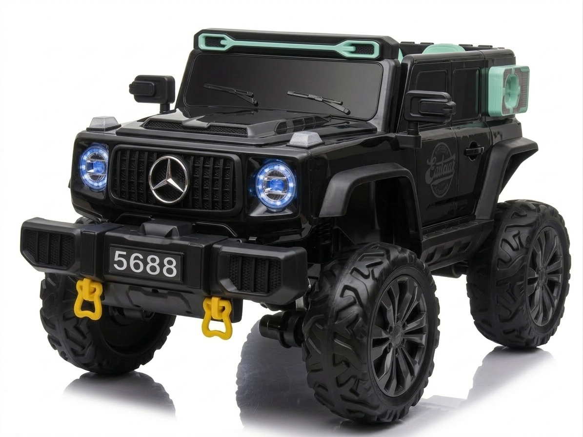 Gemini_Generated_Image_g91c5ag91c5ag91c مرسيدس G-class كهربائية للأطفال - QB-5688 - أسود - الصورة 1