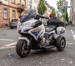 ⁦دراجة شرطة كهربائية للأطفال - 919 - أحمر⁩ - الصورة ⁦5⁩