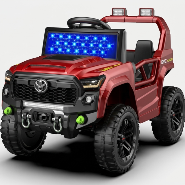 سيارة تويوتا كهربائية للأطفال - 501 - أحمر