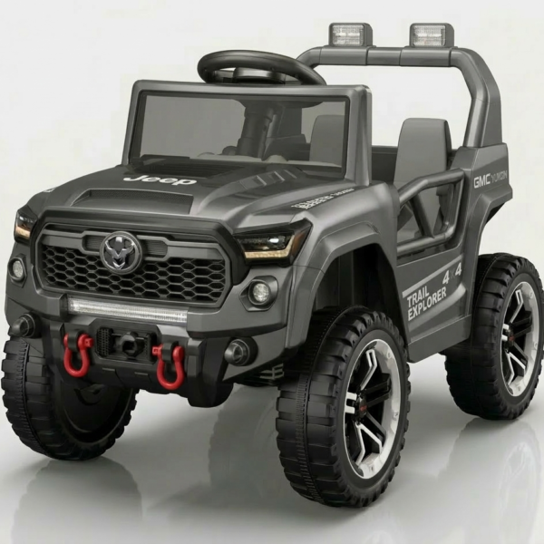 سيارة تويوتا كهربائية للأطفال - 501 - رصاصي