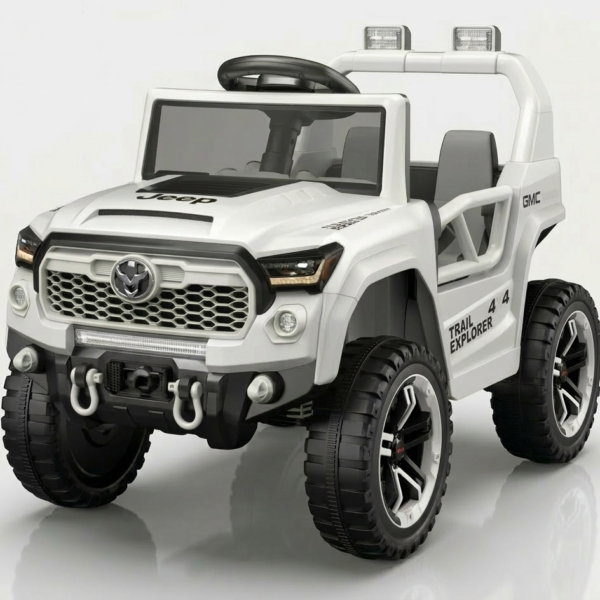 سيارة تويوتا كهربائية للأطفال - 501 - أبيض