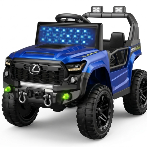 سيارة ليكزاس كهربائية للأطفال - 503 - أزرق