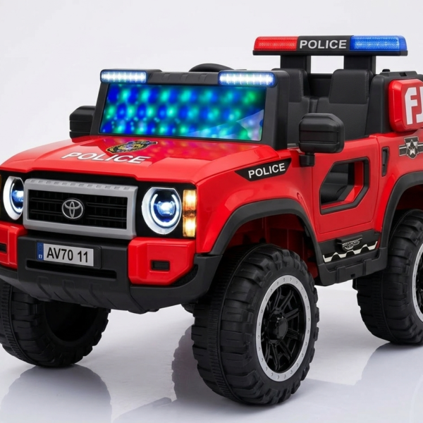 سيارة تويوتا FJ كهربائية للأطفال - 24P-L أحمر