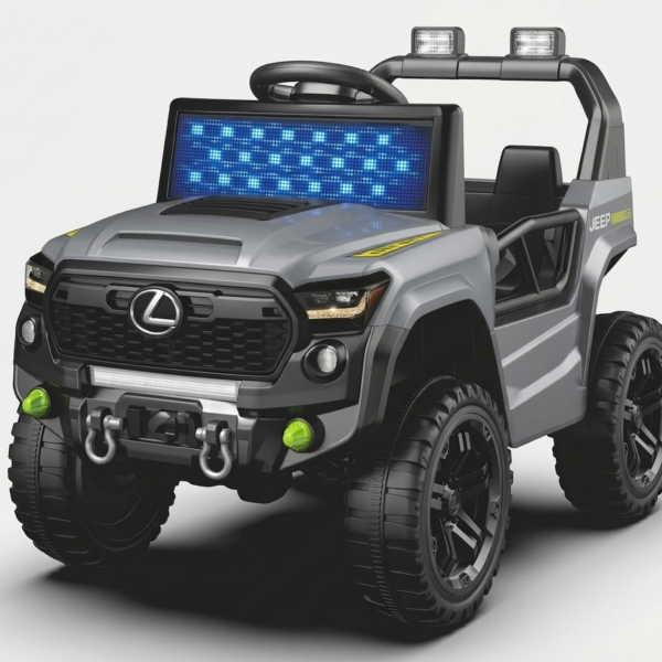 سيارة ليكزاس كهربائية للأطفال - 503 - رصاصي