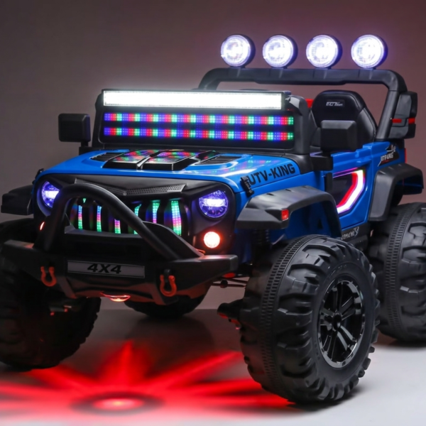 سيارة جيب رانجلر كبيرة كهربائية للأطفال - XGZ808 - أزرق