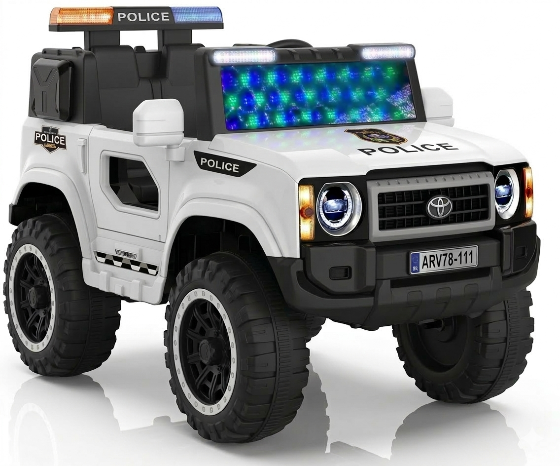 Gemini_Generated_Image_sne5w2sne5w2sne5 سيارة تويوتا FJ كهربائية للأطفال - 24P-L أبيض - الصورة 1