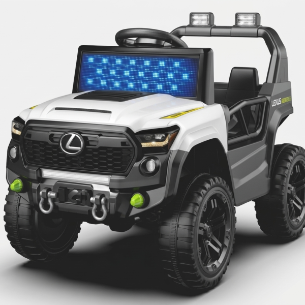 سيارة ليكزاس كهربائية للأطفال - 503 - أبيض
