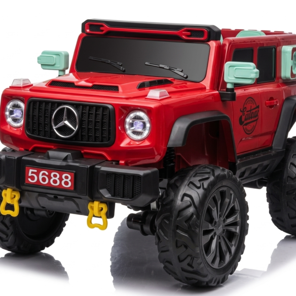 مرسيدس G-class كهربائية للأطفال - QB-5688 - أحمر