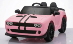 سيارة دودج تشالنجر كهربائية للأطفال - AT-2268 - وردي