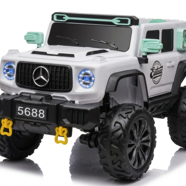 مرسيدس G-class كهربائية للأطفال - QB-5688 - أبيض