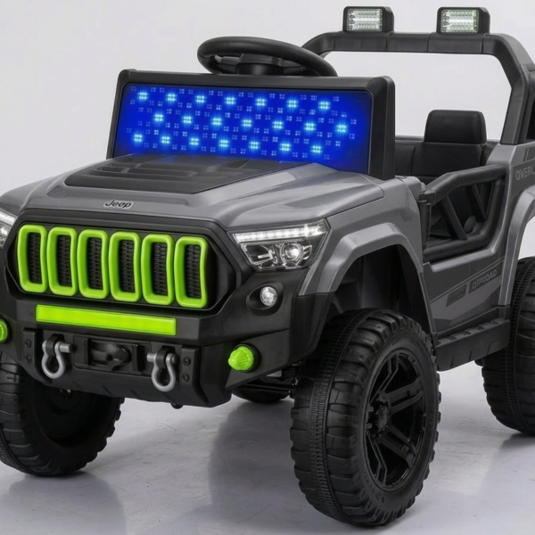 سيارة جيب كهربائية للأطفال - 509 - رصاصي