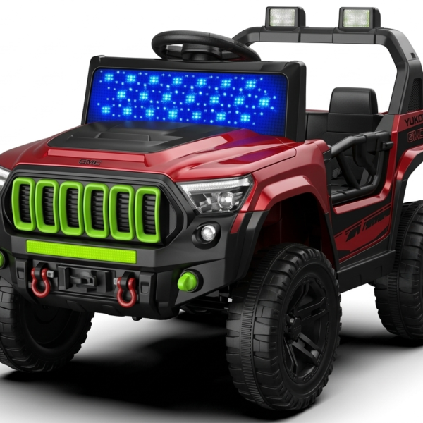 سيارة جيب كهربائية للأطفال - 509 - أحمر