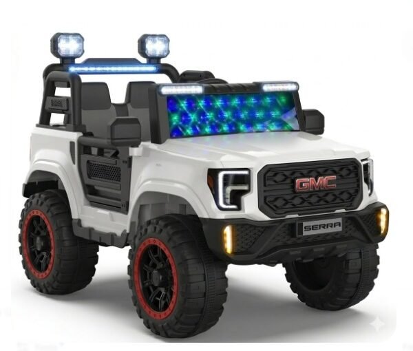 سيارة جمس GMC كهربائية للأطفال 24G-L – أبيض