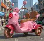 ⁦فيسبا بمقعدين - HLW-1888 - بينك⁩ - الصورة ⁦4⁩