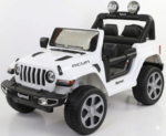 سيارة كهربائية للاطفال Jeep Wrangler ريموت كنترول - أبيض FT-938